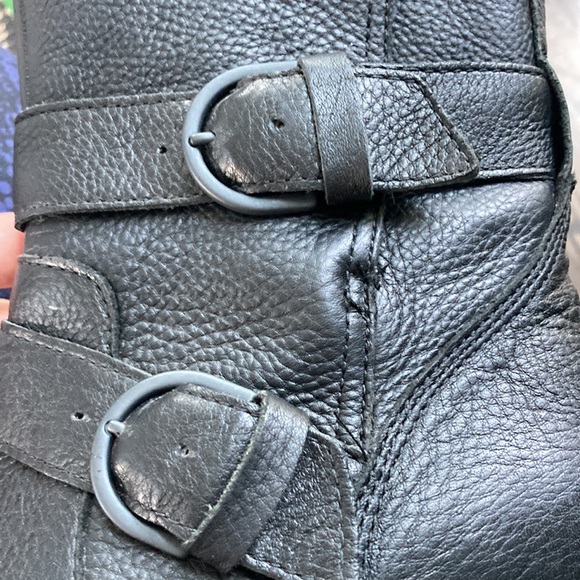 Sorel Leather Waterproof Moto Boots - Picture 8 of 12